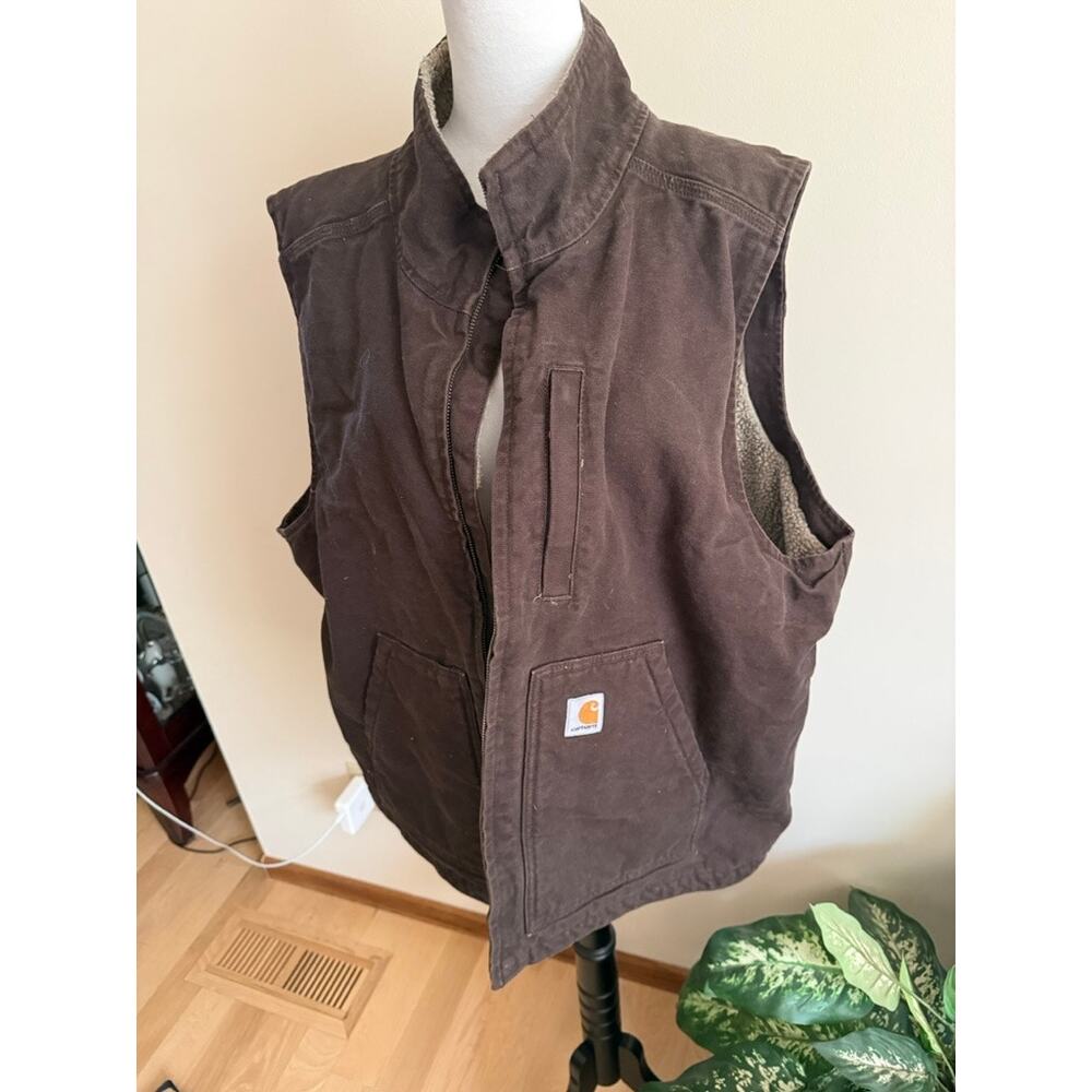 Carhartt Loose Fit Brown Vest - Picture 5 of 7